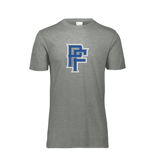 [FTSCUBGY-AS-LOGO3] Decker Men's Tri-Blend T-Shirt - Short Sleeve (Adult S, Gray, Logo 3)