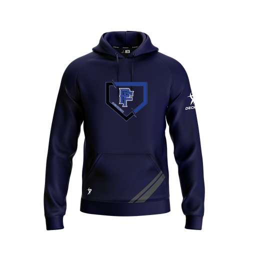 [FOLHSMNV-YXS-LOGO1] Decker Summit Hoodie (Youth XS, Navy, Logo 1)