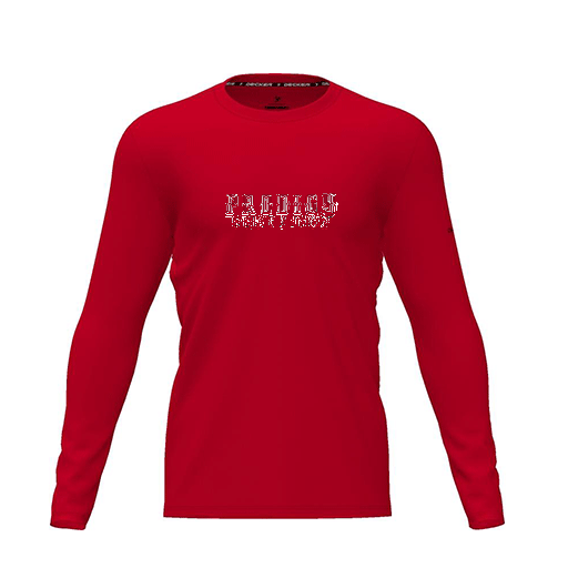 [FTLCDFRD-YXS-LOGO2] Dri Fit Performance T-Shirt (Youth XS, Red, Logo 2, Long Sleeve)