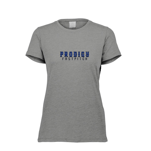 [FTSCUBGY-FAXS-LOGO2] Decker Women's Tri-Blend T-Shirt - Short Sleeve (Female Adult XS, Gray, Logo 2)