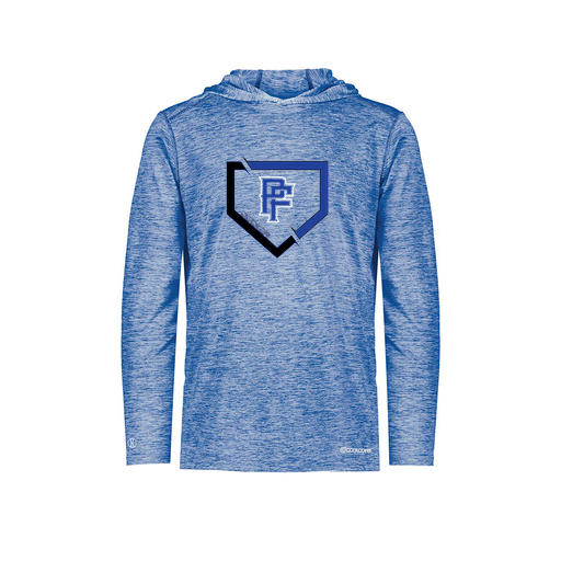 [FOLHCGRY-AS-LOGO1] Decker Men's Charge Hoodie (Adult S, Royal, Logo 1)