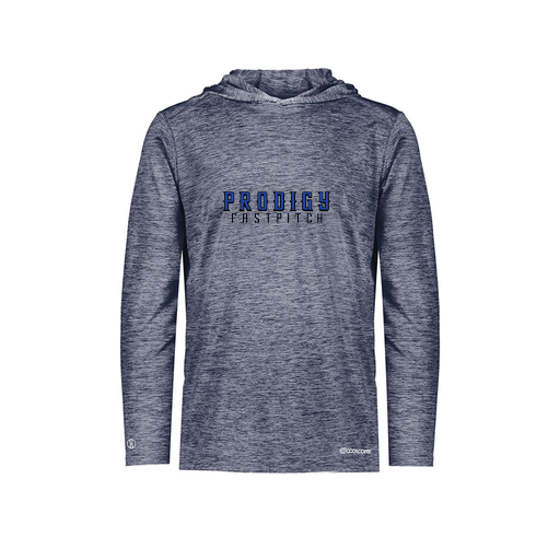 [FOLHCGNV-YS-LOGO2] Youth Charge Hoodie (Youth S, Navy, Logo 2)