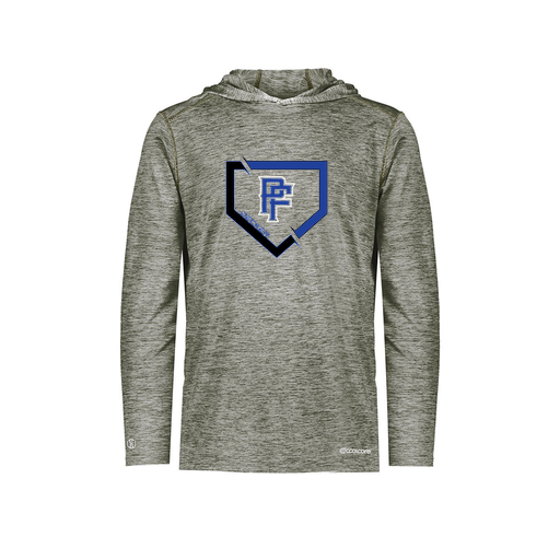[CUS-DFW-CHGHOOD-PER-LSL-GRY-YS-LOGO1] Youth Charge Hoodie (Youth S, Gray, Logo 1)