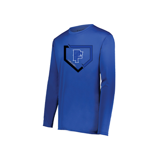 [222822.060.XS-LOGO1] Men's LS Smooth Sport Shirt (Adult XS, Royal, Logo 1)